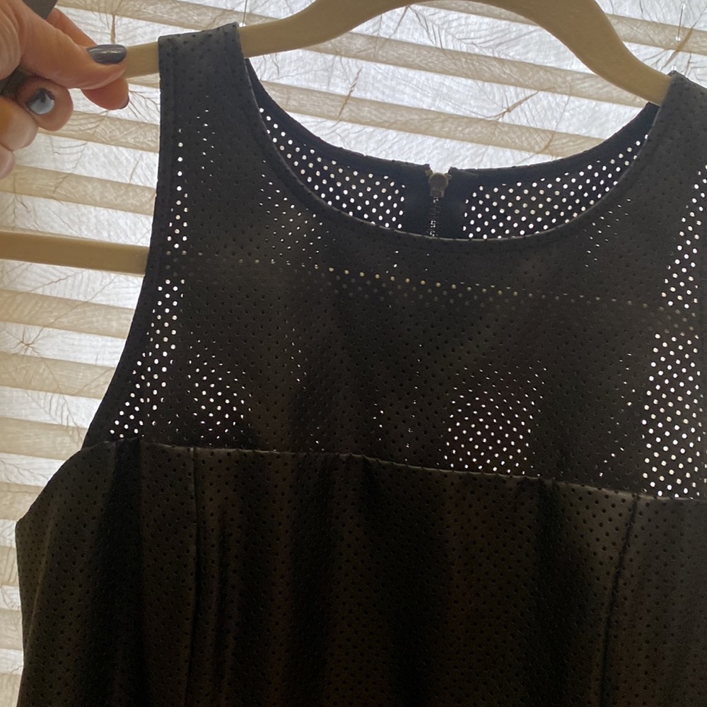 Jay Godfrey Faux Leather Top - Picture 3 of 5